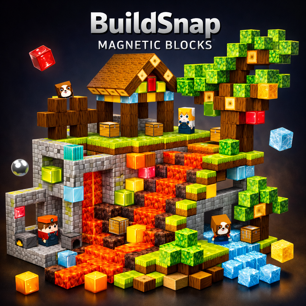 BuildSnap Magnetic Blocks